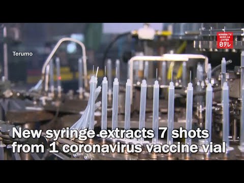 Video: Japan obtains seven doses of vaccine from one vial. Dr. Grzesiowski 