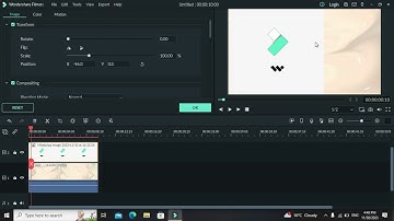 Tutorial keyframe animation Filmora 9