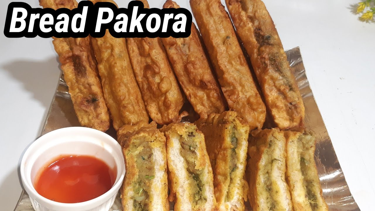 Bread Pakora recipe Stuffed Bread with potatoes stuffed bread