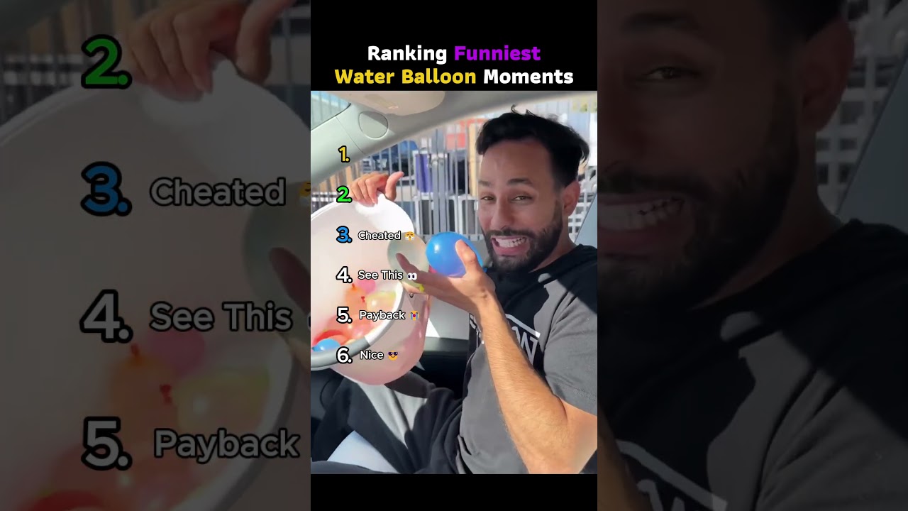 Ranking Funniest Water Balloon Moments 😅