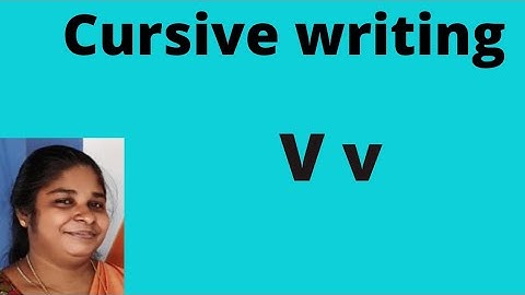 Cursive writing capital and small letter 