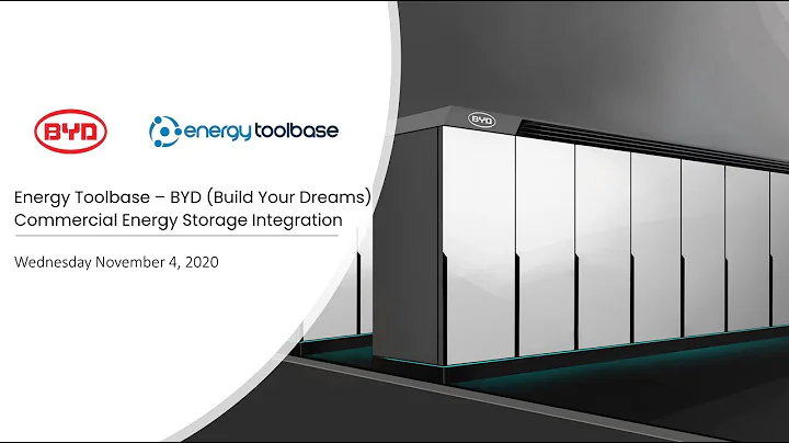 Energy Toolbase   BYD Commercial Storage Integration Overview - DayDayNews