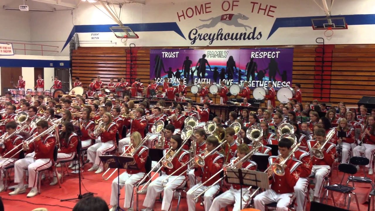 GCHS Marching Band Appreciation Concert 2014 YouTube