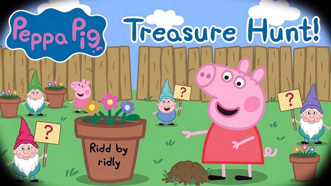 Peppa Pig's Lost Treasure: A Backyard Scavenger Hunt Adventure!