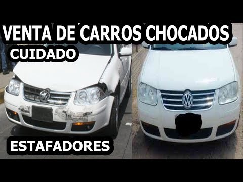 Un auto chocado queda bien