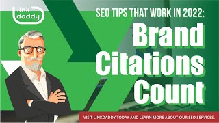 SEO Tips - Brand Citations Count