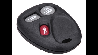 program keyless entry remote for gm / chevrolet / gmc 1998-2006 review of new gm factory replacement