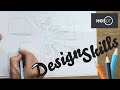 How to draw using one point perspective  design skills 5 for beginners