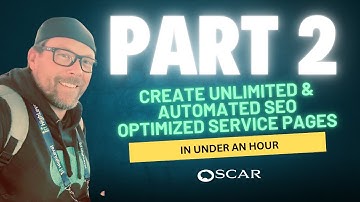 Create Unlimited & Automated SEO Optimized Service Pages In Under An Hour - Part 2
