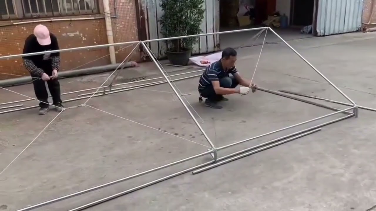 Disaster 🏕️ Relief Tent 🏗️ Installation Guide!