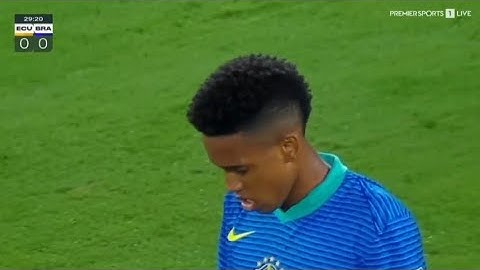 Estêvão Willian vs Ecuador | First Start For Brazil (Played Against Moisés Caicedo)