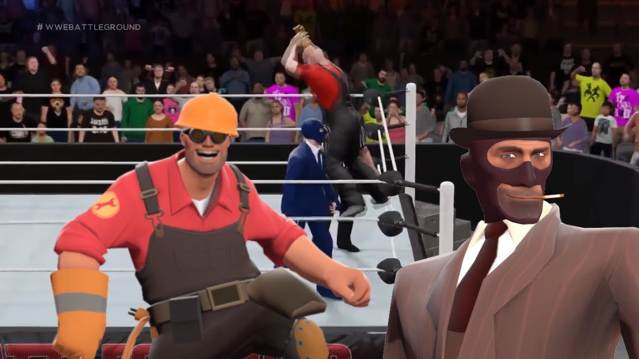Engineer Vs. Spy WWE 2K16 YouTube