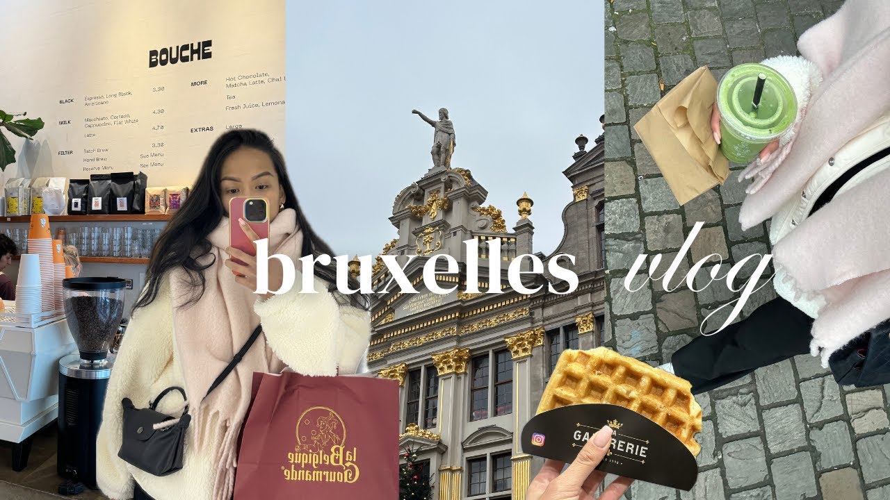 VLOG À BRUXELLES 🇧🇪 (beaucoup de food, cafés, en mode touriste)