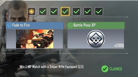 Win 1 MP Match with a Sniper Rifle Equipped ✅