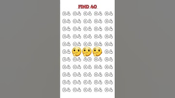 Find odd numbers 🤔🤔🤔 #illusion #quiz #gk #riddles #mindtest #challenge #find #canyouanswer #iqtest