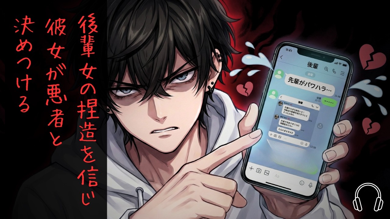 【聴くドラマ】後輩女の捏造告発を信じ、彼女をパワハラ加害者だと決めつけた彼氏（女性向け）
