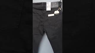 Celana Panjang Jeans NDl05 Hitam Pekat Import Full Tag