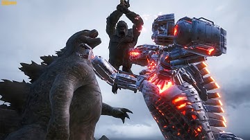 Godzilla and Kong VS Mechagodzilla (Titans Last Stand) PUBG MOBILE