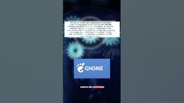 🐧 Gnome 48 🐧 2c1 The Dash intro 🐧 #linux #gnome #desktop #distro #ubuntu #fedora #opensuse