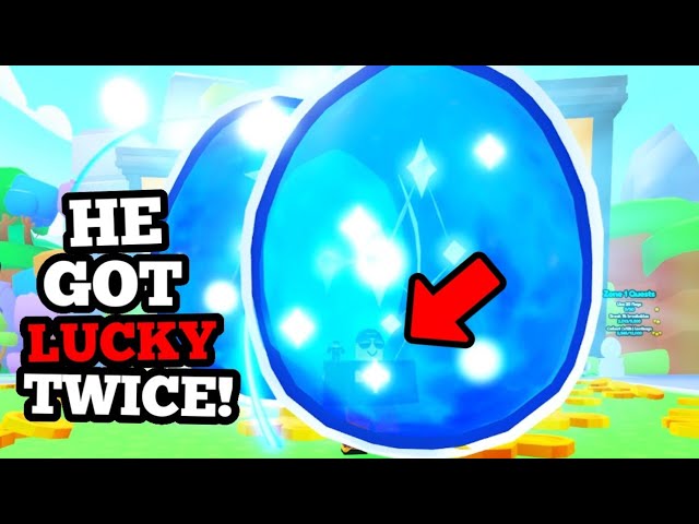 NOOB with $200,000 Eggs GOT LUCKY...TWICE! in Pet Sim 99 class=