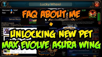 Legacy of Discord - FAQ + Unlocking Pet and Evolving Asura Wing to max