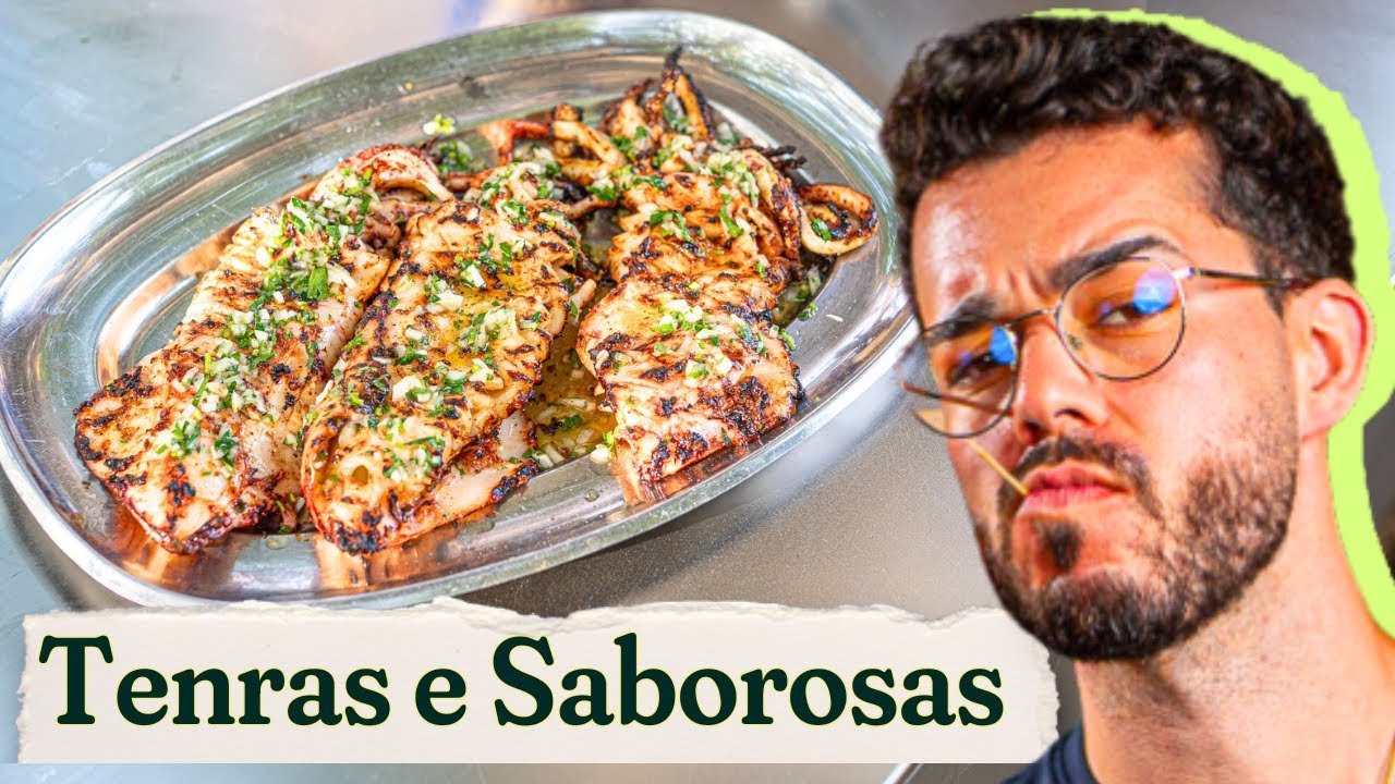 Lulas Grelhadas no Ponto - Cheias de Sabor!