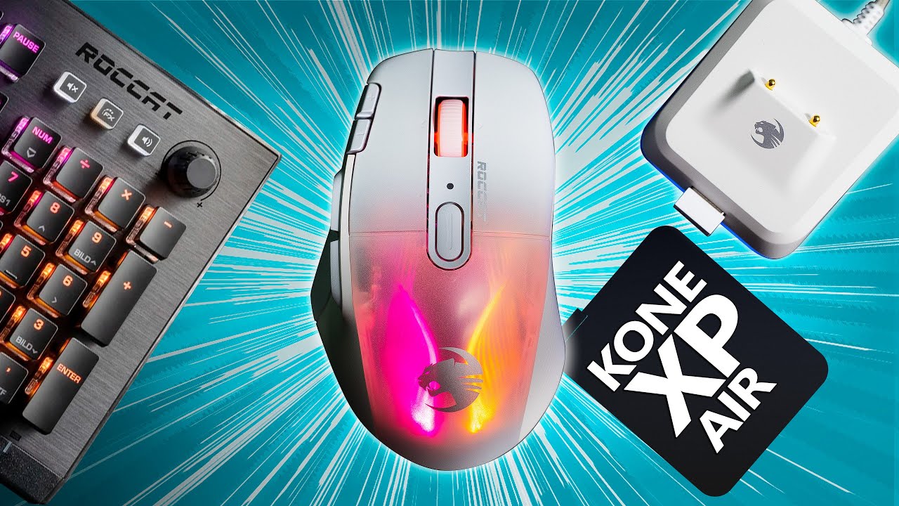 BEST Wireless Gaming Mouse! Roccat Kone XP Air Review 