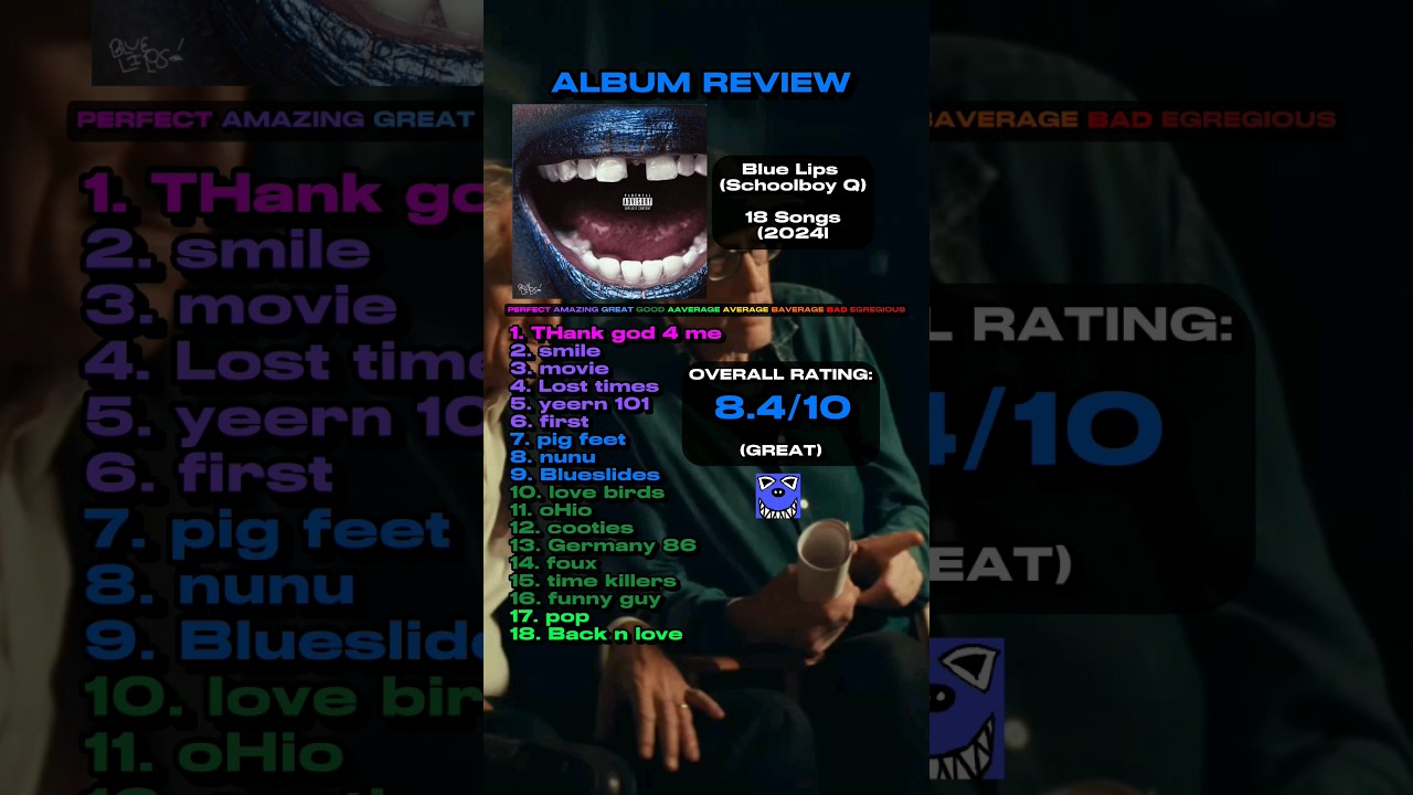 Is Blue Lips Schoolboy Q's best album 