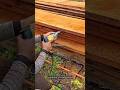 Fast Wood Pre-Drilling Process | Electric Drill for Precise and Strong Lumber Assembly