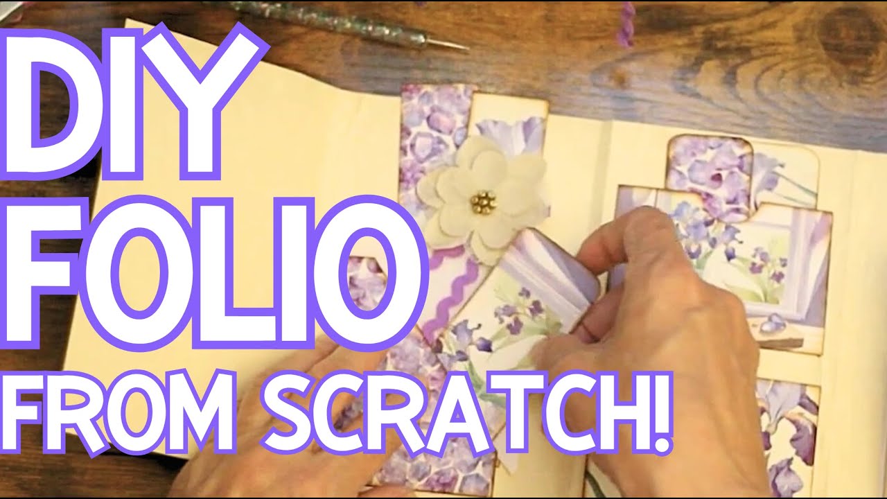 DIY Junk Journal from Scratch! // Iris and Amethyst Junk Journal Folio Tutorial