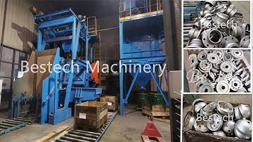Trail Run of Automatic Feeding Tumble Belt Shot Blasting Machine