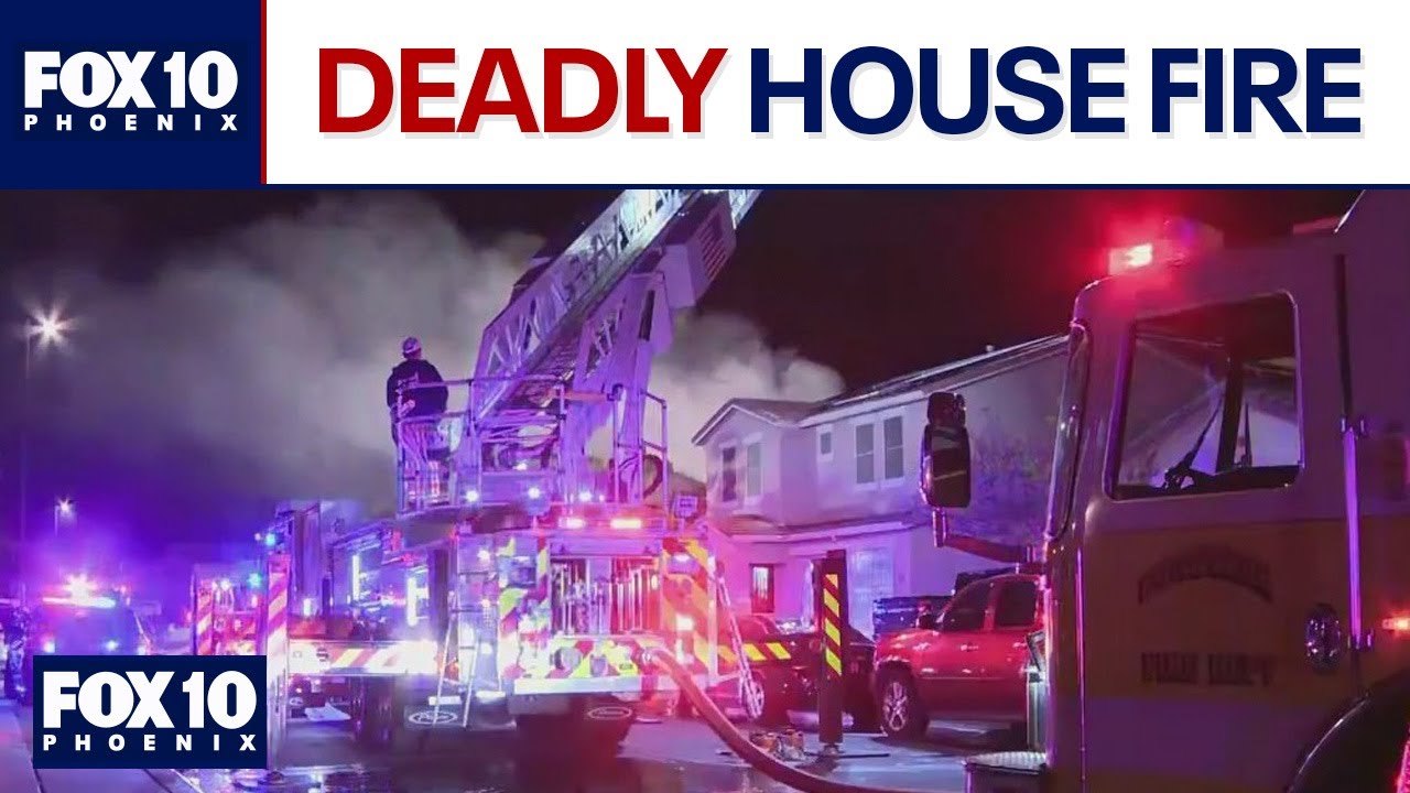 Homeowner dies in Goodyear house fire l FOX 10 Phoenix - YouTube