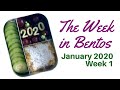 The Week In Bentos - January 2020: first lunches of the new year!