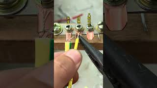 How To Twist Electrical Wires Together | Secure And Safe Joint Method #shortvideo #wire