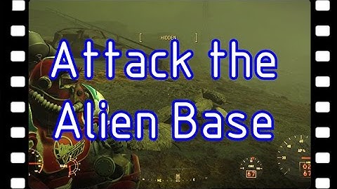 Attack the Alien Base! Barretts and Mini Nuke Miniguns!! Fallout 4 (Xbox One)