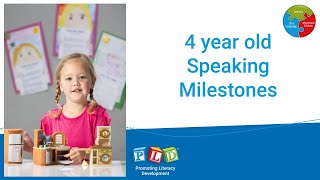 4 year old Speaking Milestones