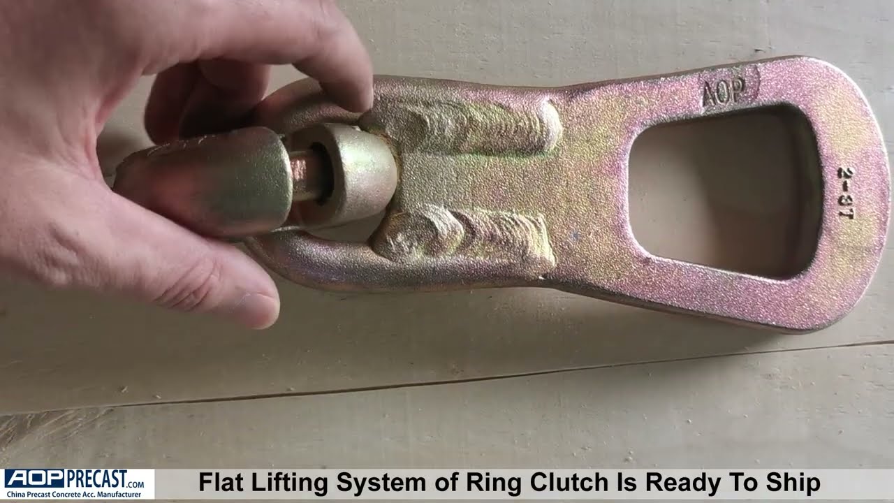 Precast Concrete | Flat Lifting Ring Clutch | AOP PRECAST