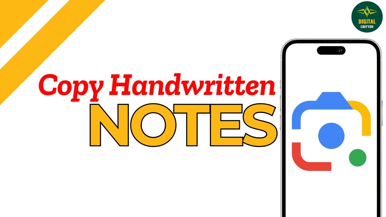 Как скопировать рукописные заметки с помощью Google Lens?