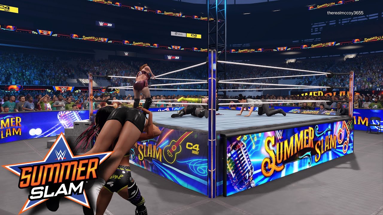 WWE 2K23 SUMMER SLAM DAMGE CTRL VS NIA TAMINA VS RONDA SHAYNA VS wwe-2k23-summer-slam-damge-ctrl-vs-nia-tamina-vs-ronda-shayna-vs