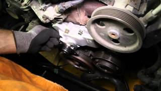 How to Install a Water Pump - Jeep  6 cyl. WP-853 AW7136 - YouTube