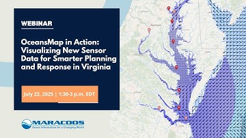 OceansMap in Action: Visualizing New Sensor Data for Smarter Planning and Response in Virginia