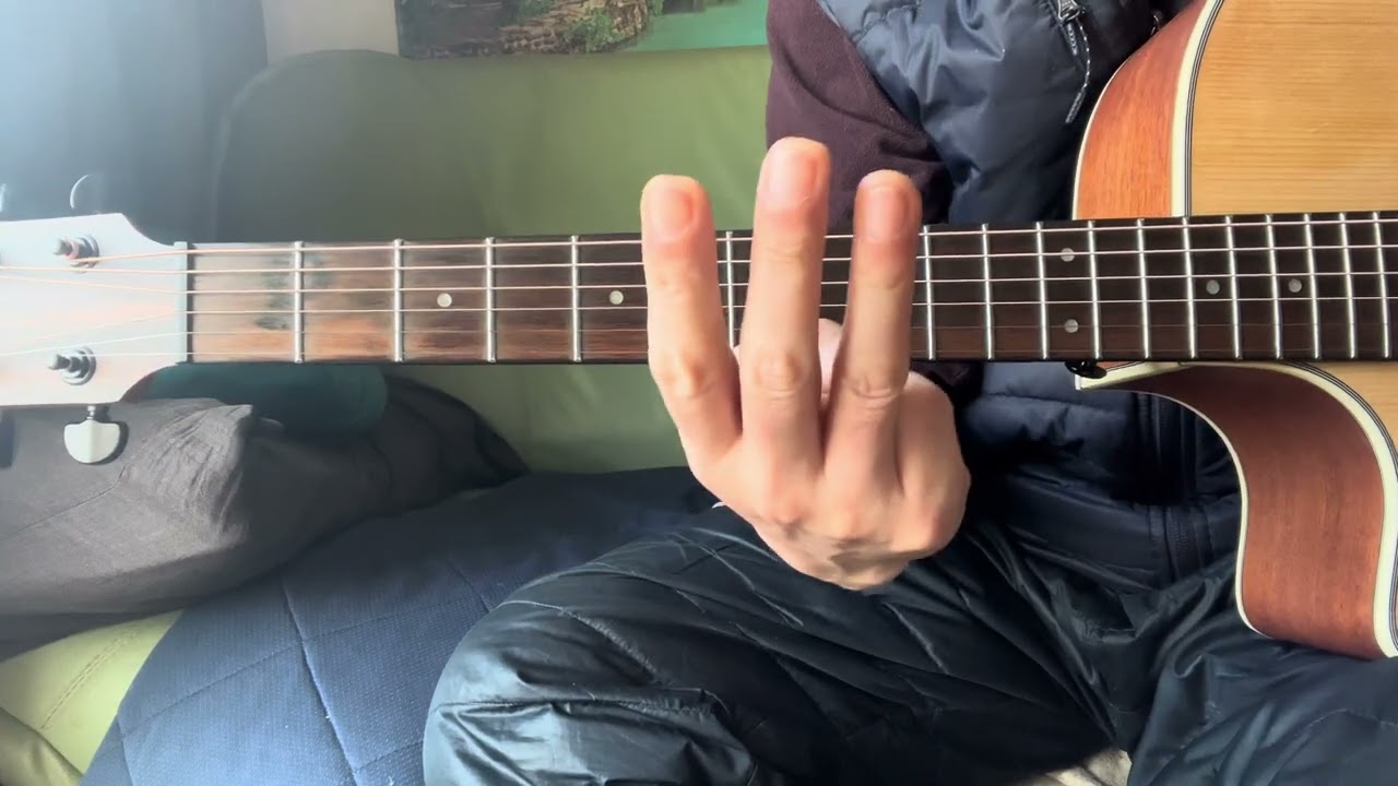 ギター：ゆっくりCAGED解説 #4 by アトミック山中