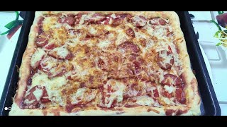 🍕Пицца за 20 минут! 2 способа готовки пиццы. Лучшее тесто для пиццы!