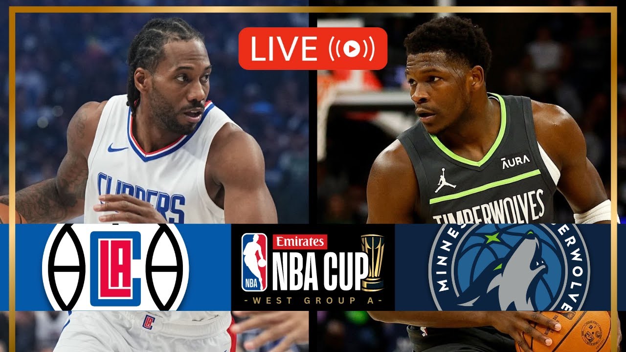 NBA LIVE! CLIPPERS vs TIMBERWOLVES | 2024 NBA CUP 🏆 | September 25 ...