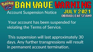 Pokémon GO BAN WAVE WARNING July 2021 - @POGOShinyHunter has been hit :(