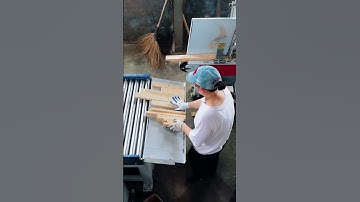 The process of joining logs into boards- Good tools and machinery make work easy