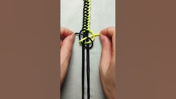 How to make simple bracelet/pulsera pattern/square knot #shorts#crafts#diy#macrame#tutorial#handmade