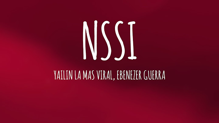 Yailin La Mas Viral x Ebenezer Guerra - NSSI