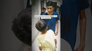 SON Deserves Acting AWARD For THIS! 🤣🤣🤣 #acting #shorts #funny Wealth