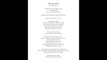 Pale Succulent — Poem & Compositions.